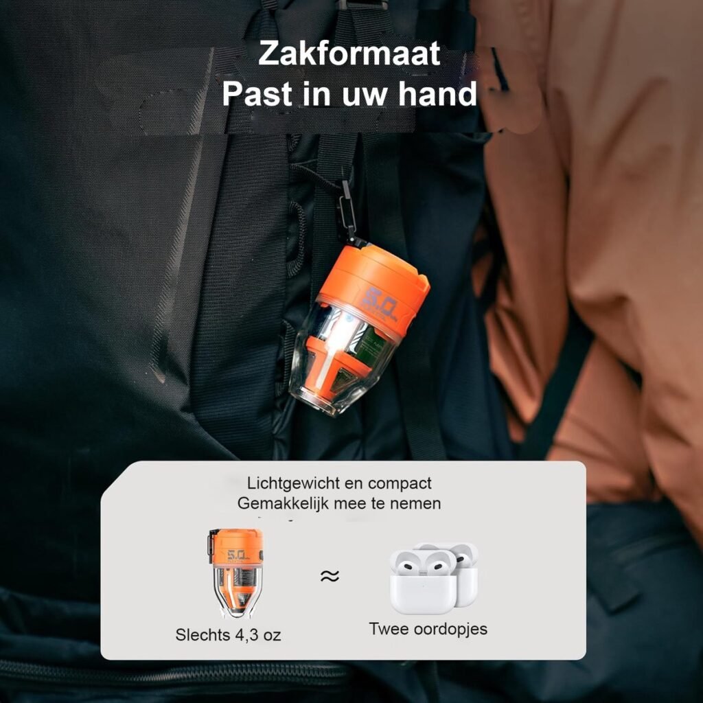 Draagbare elektrische luchtpomp USB oplaadbaar met LED 5.0 kPa voor luchtbed zwemring en vacuümzakken kamperen en reizen compacte mini pomp
