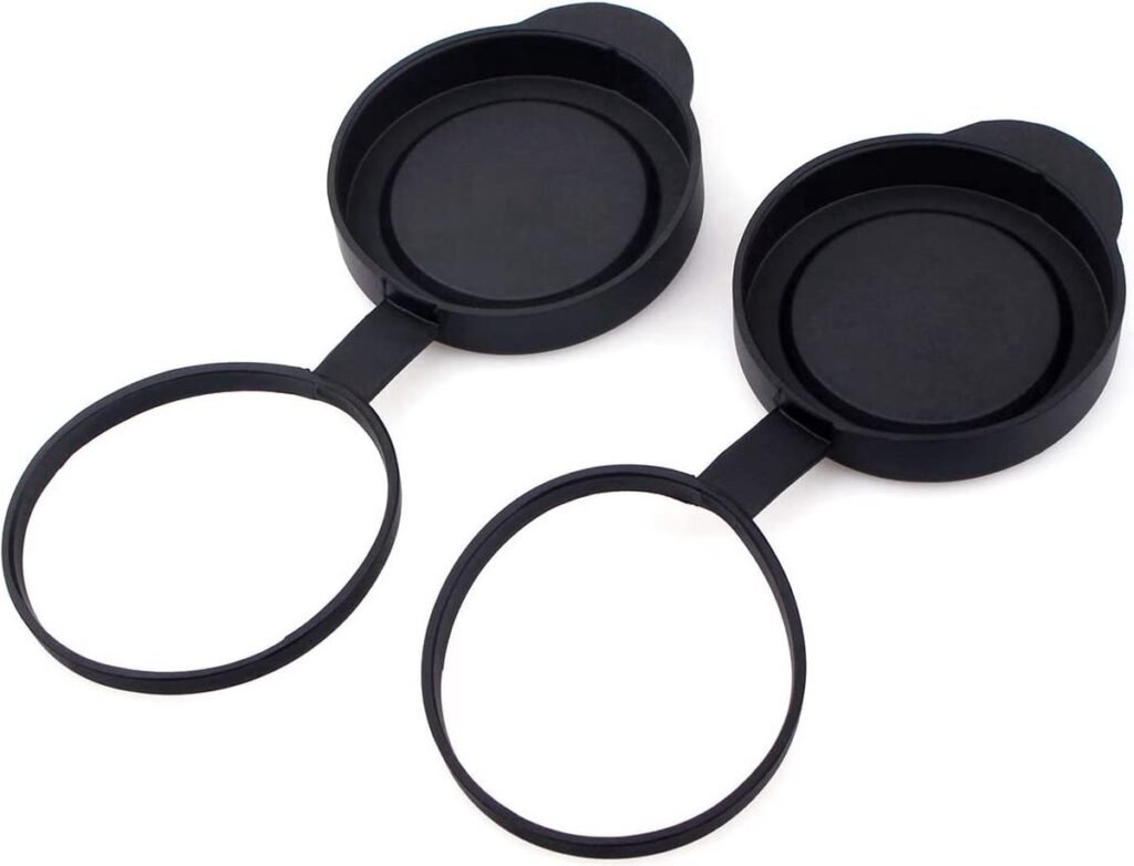Rubberen lensdoppen verrekijker 52-54 mm objectiefbescherming set 2 stuks lichte bescherming tegen stof en krassen