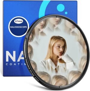 67mm kaleidoscoop prisma lensfilter kristalglas effectenfilter voor fotografie met meervoudige refracties en creatieve beeld effecten