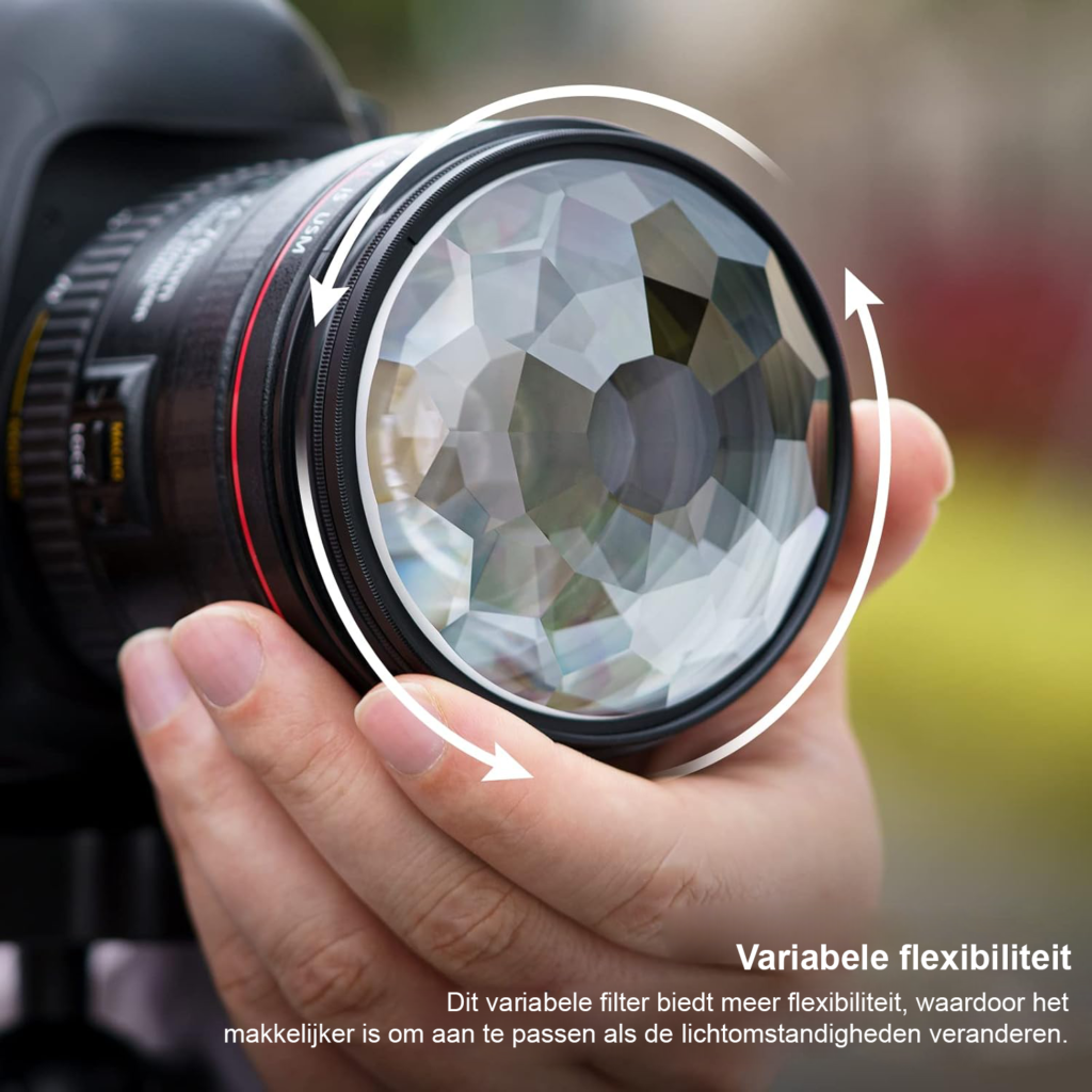 67mm kaleidoscoop prisma lensfilter kristalglas effectenfilter voor fotografie met meervoudige refracties en creatieve beeld effecten