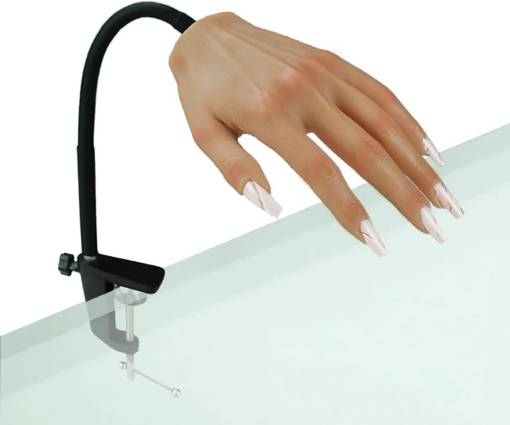 Nagelmanicure handhouder verstelbare standaard voor manicure ondersteuning en nagelbehandeling duurzaam en gemakkelijk te reinigen