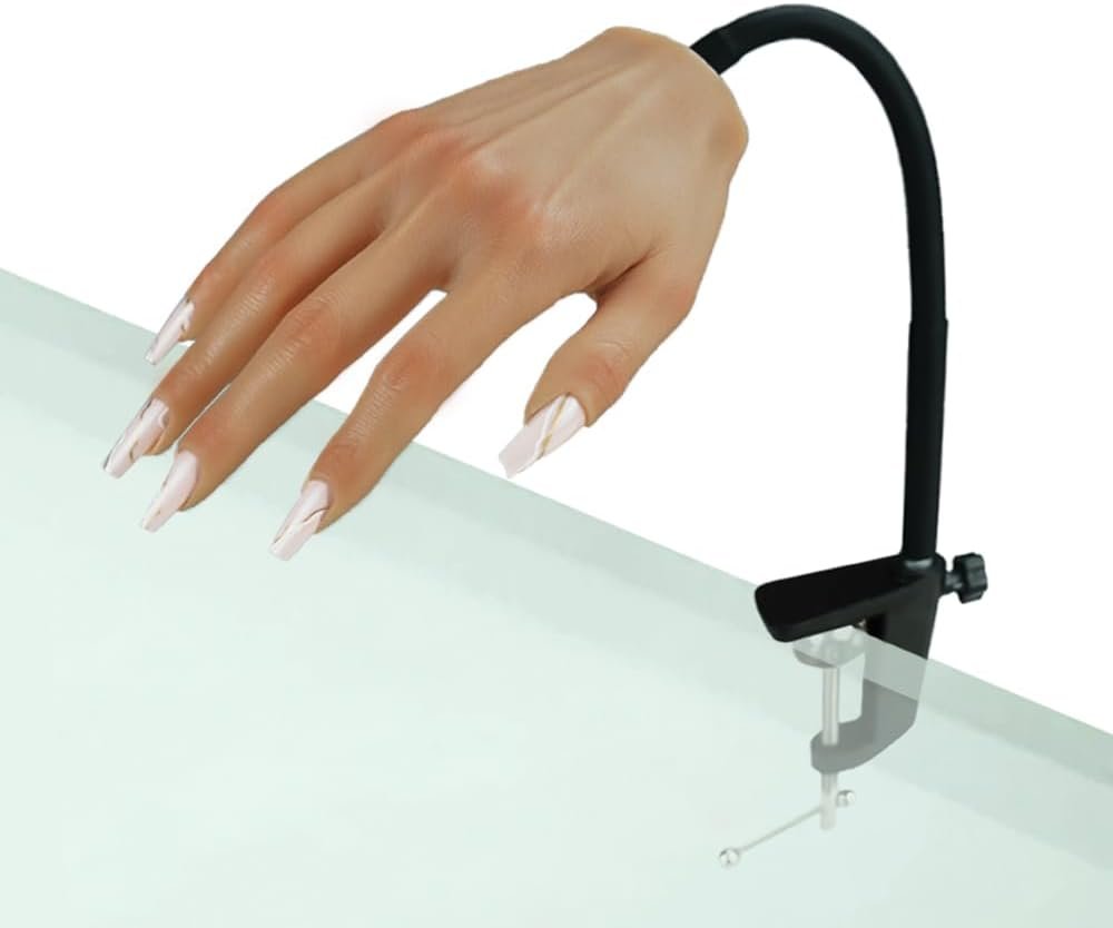 Verstelbare nagelhouder voor manicure en pedicure, duurzaam materiaal voor professionele nagelverzorging thuis