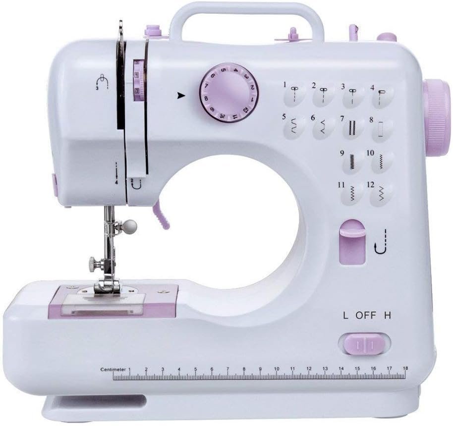 Elektrische naaimachine multifunctioneel draagbaar voor beginners en professionals inclusief accessoires voor huishoudelijk naaien en kledingreparatie