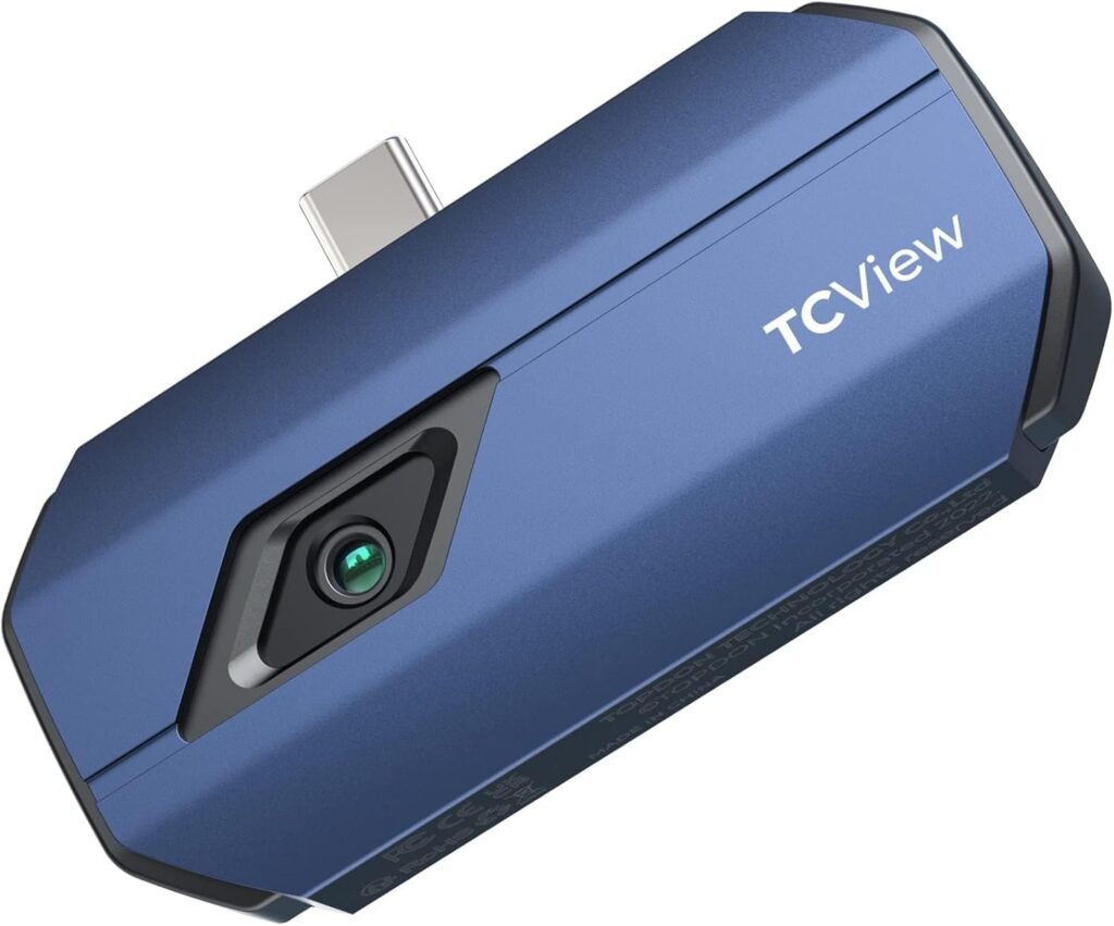 Thermische beeldcamera met 512x384 resolutie en hoge warmtegevoeligheid voor Android, tablet en laptop temperatuurmeting van -20 tot 550°C