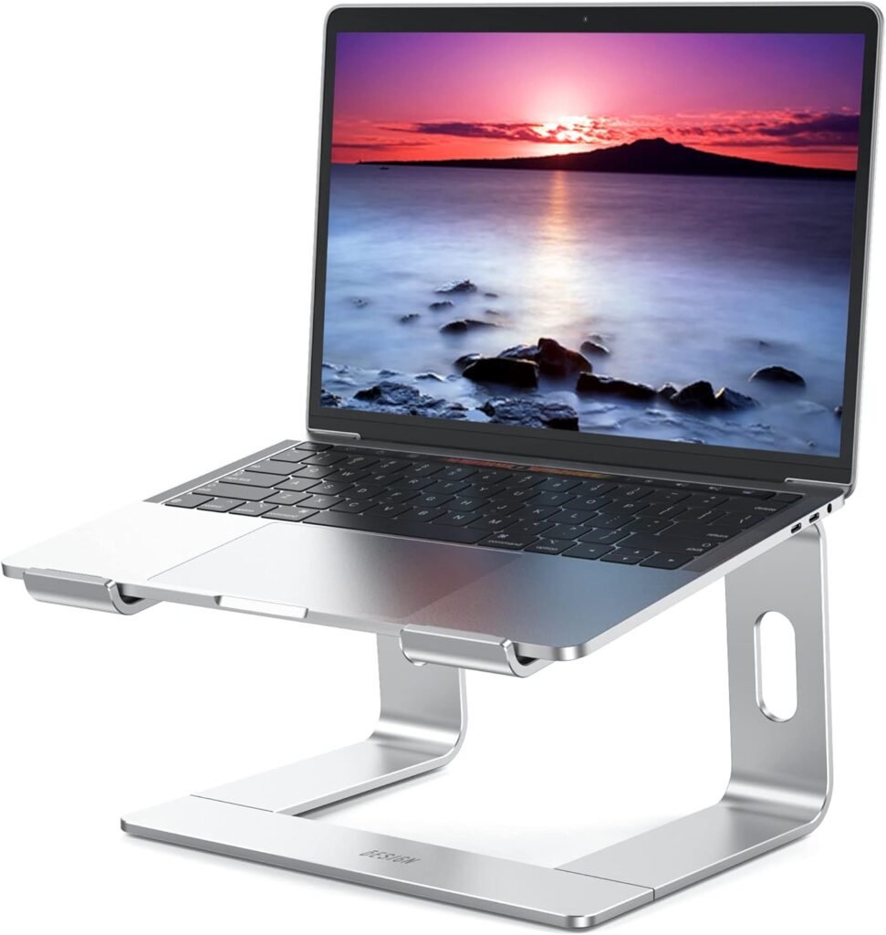 Ergonomische laptopverhoger bureau laptophouder voor MacBook Dell HP en andere laptops voor betere werkhouding en ventilatie