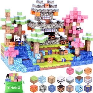Magnetische bouwblokken set 3D – constructiespeelgoed kinderen – educatief STEM speelgoed – creatieve magnetische bouwstenen ontwikkeling fantasie en logisch denken