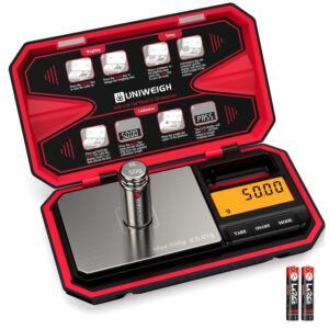 Digitale pocket weegschaal 200g – Mini precisieweegschaal voeding en kruiden – Reisweegschaal 0.1g nauwkeurigheid – 50g kalibratiegewicht