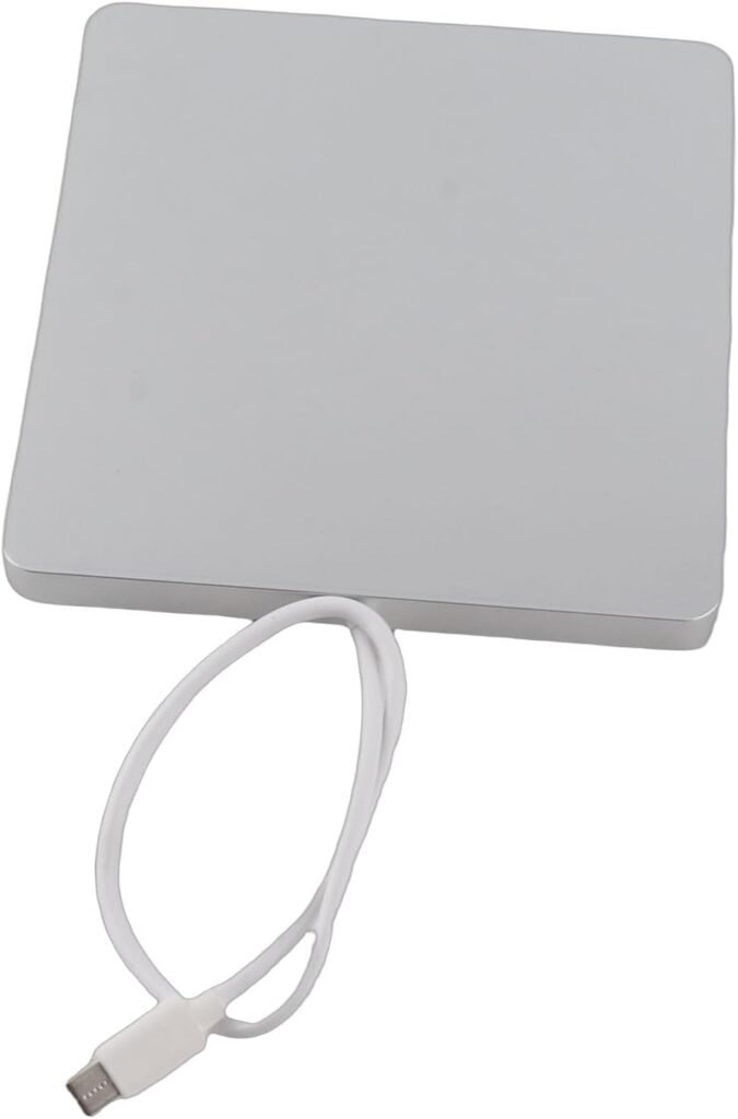 Externe DVD brander USB-C voor laptop en desktop met CD/DVD lezer en draagbare optische drive