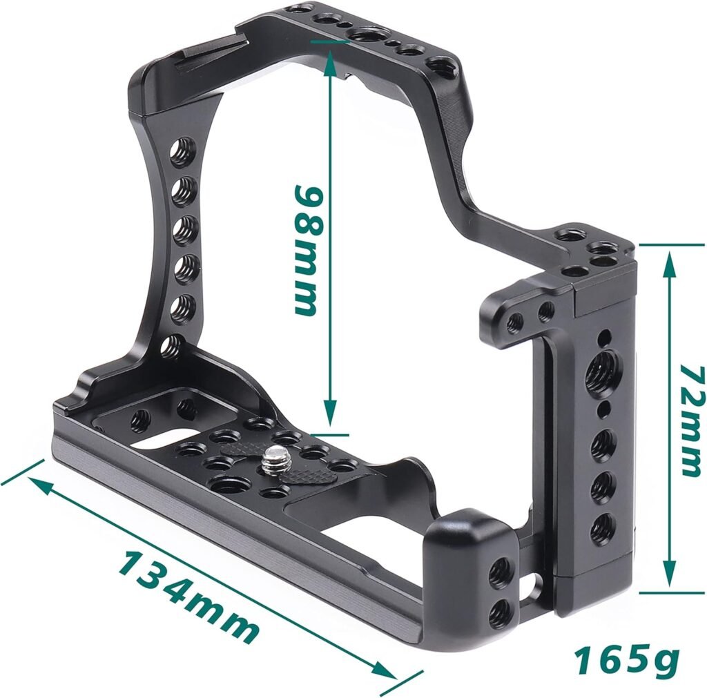 Camera cage met handgreep top grip kit - vlogging camera rig - aluminium legering quick release Arca-Swiss plaat - Canon EOS M50 Mark II M50 M5