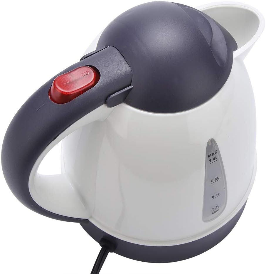 12V waterkoker 1000ml voor auto en camper draagbare reisketel elektrische waterverwarmer voor caravan en vrachtwagen