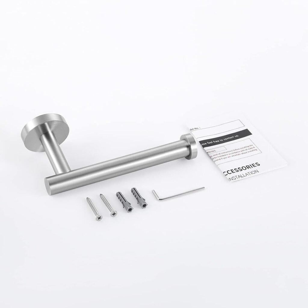 Toiletrolhouder wandmontage RVS SUS304 toiletpapierhouder geborstelde afwerking roestvrijstalen wc rolhouder badkamer accessoire