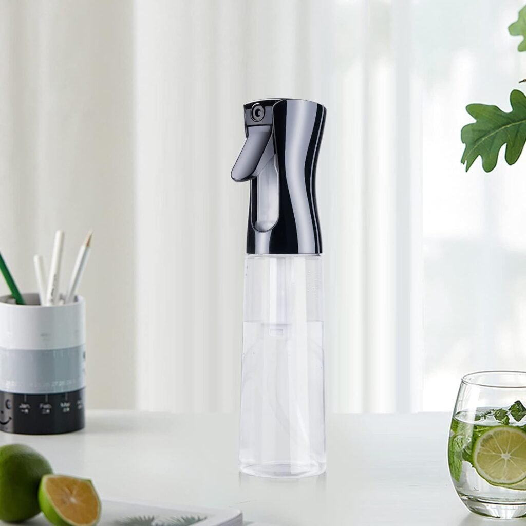 Mist verstuiver fles set voor haarverzorging en kappersgebruik, professionele sprayfles voor gelijkmatige haarbevochtiging en styling.