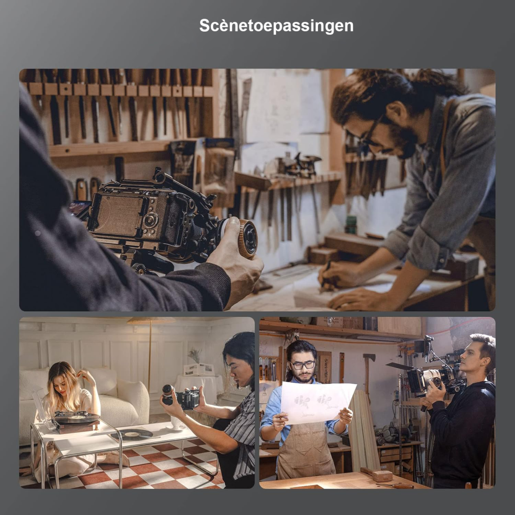 Follow focus systeem DSLR en mirrorless camera lens zoom controle met A/B stops voor nauwkeurige en soepele focusregeling non dampening ontwerp videografie accessoire