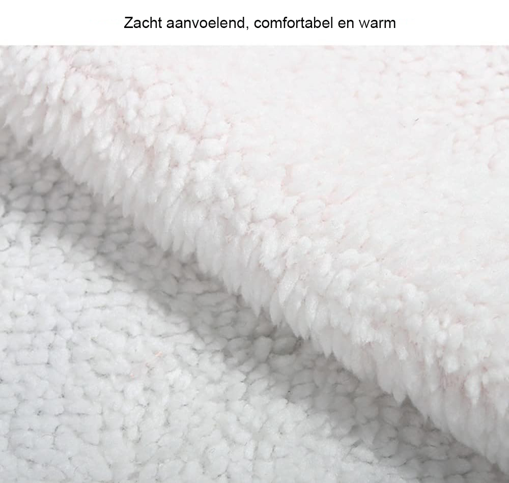 Kattenhangmat Bed - Hangmat voor Katten en Kleine Huisdieren - Zachte Lamsvacht Fleece - Op te hangen met Stevige Clips - Wasbaar en Ruimtebesparend