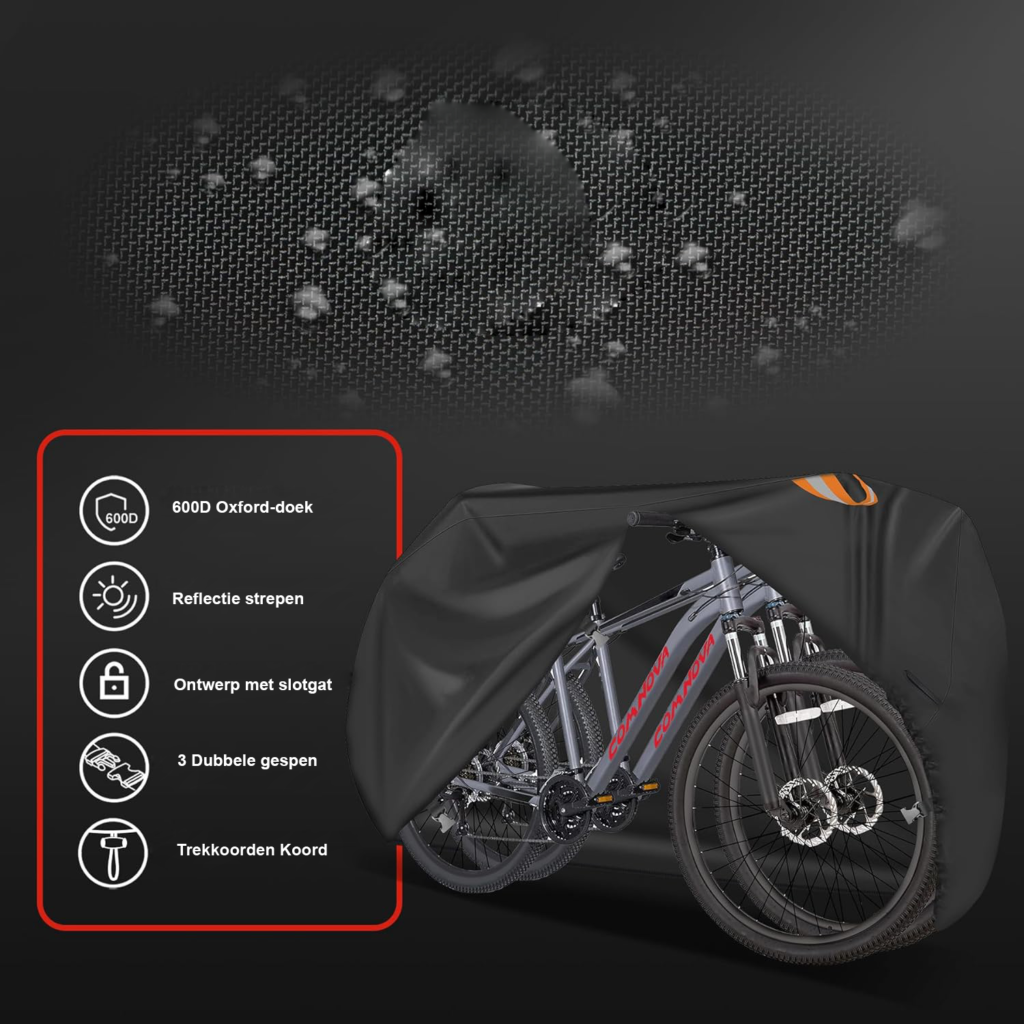 Fietshoes 2 fietsen waterdicht 600D PU heavy duty bescherming voor mountainbike racefiets strandcruiser tegen regen sneeuw UV buitenopslag fietsenhoes stationair gebruik