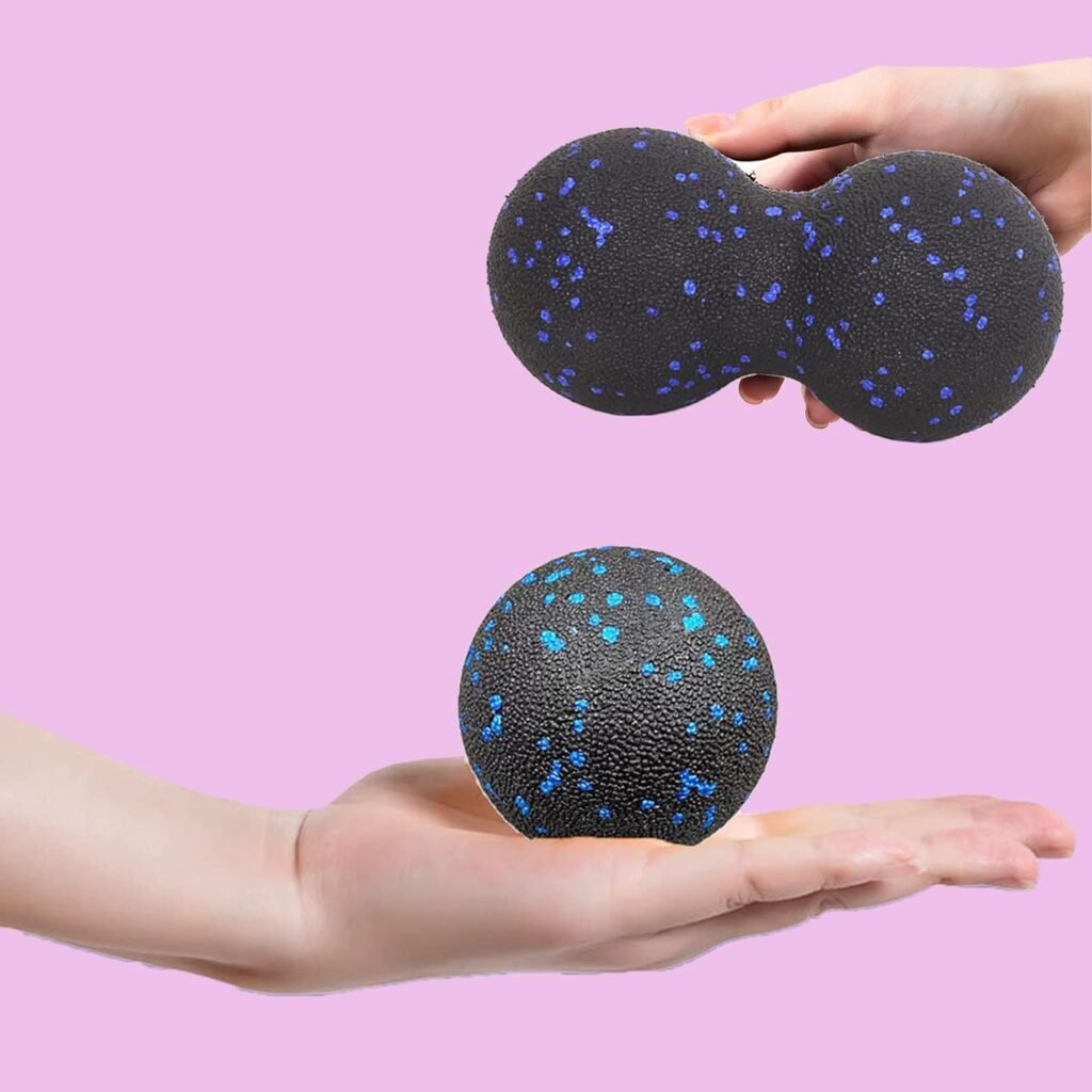 Massagebal duoball voor triggerpoint therapie en spierontspanning bij rug- en nekpijn en stressverlichting