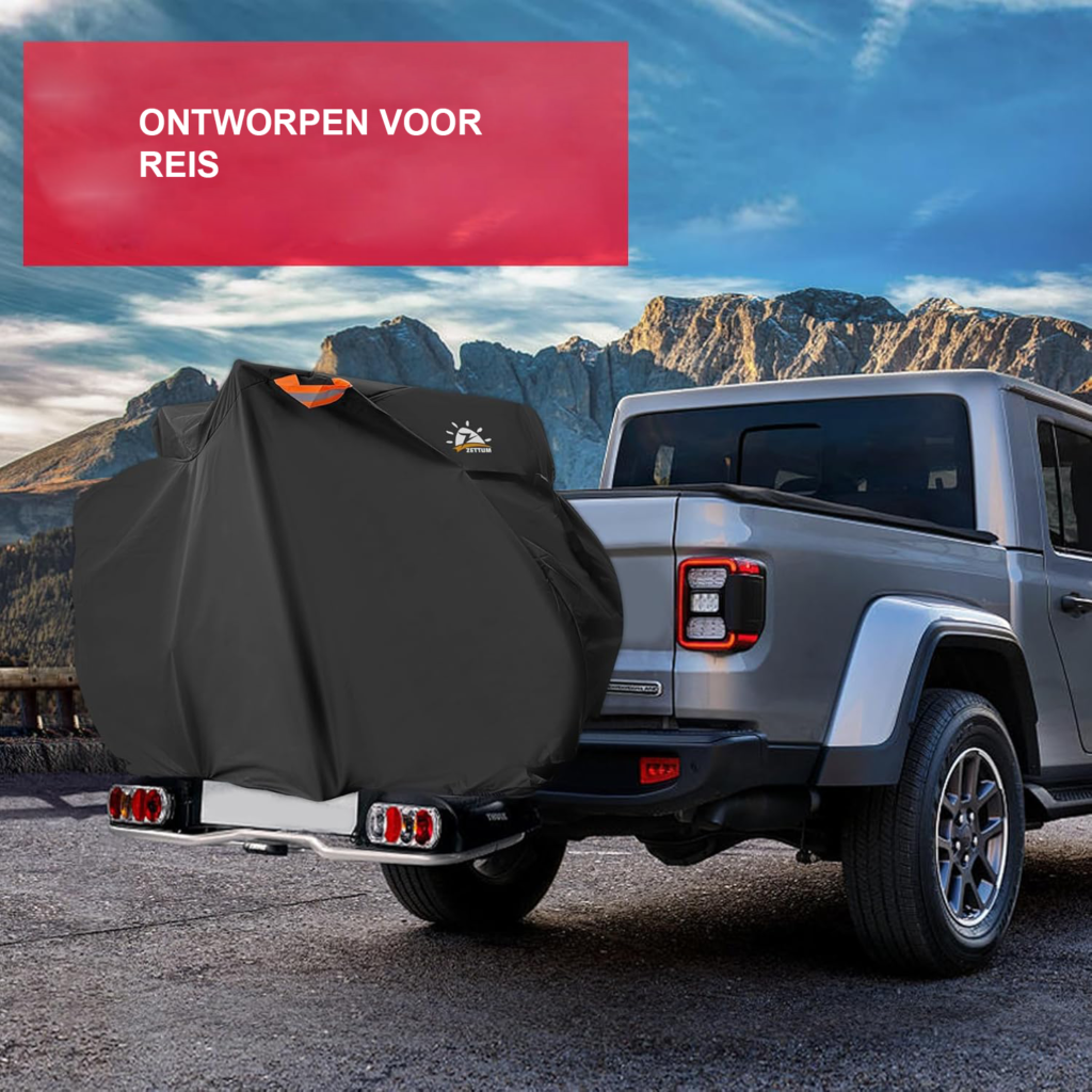 Fietshoes voor 3 fietsen waterdichte beschermhoes voor transport en opslag met 600D PU coating geschikt voor mountainbike en racefiets