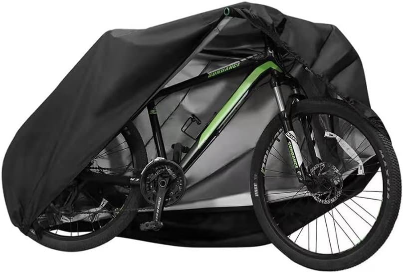 Waterdichte fietshoes groot nylon Oxford 200x110x70 cm voor fiets en motor met slotgaten en verstelbare riemen tegen regen, sneeuw, UV en stof