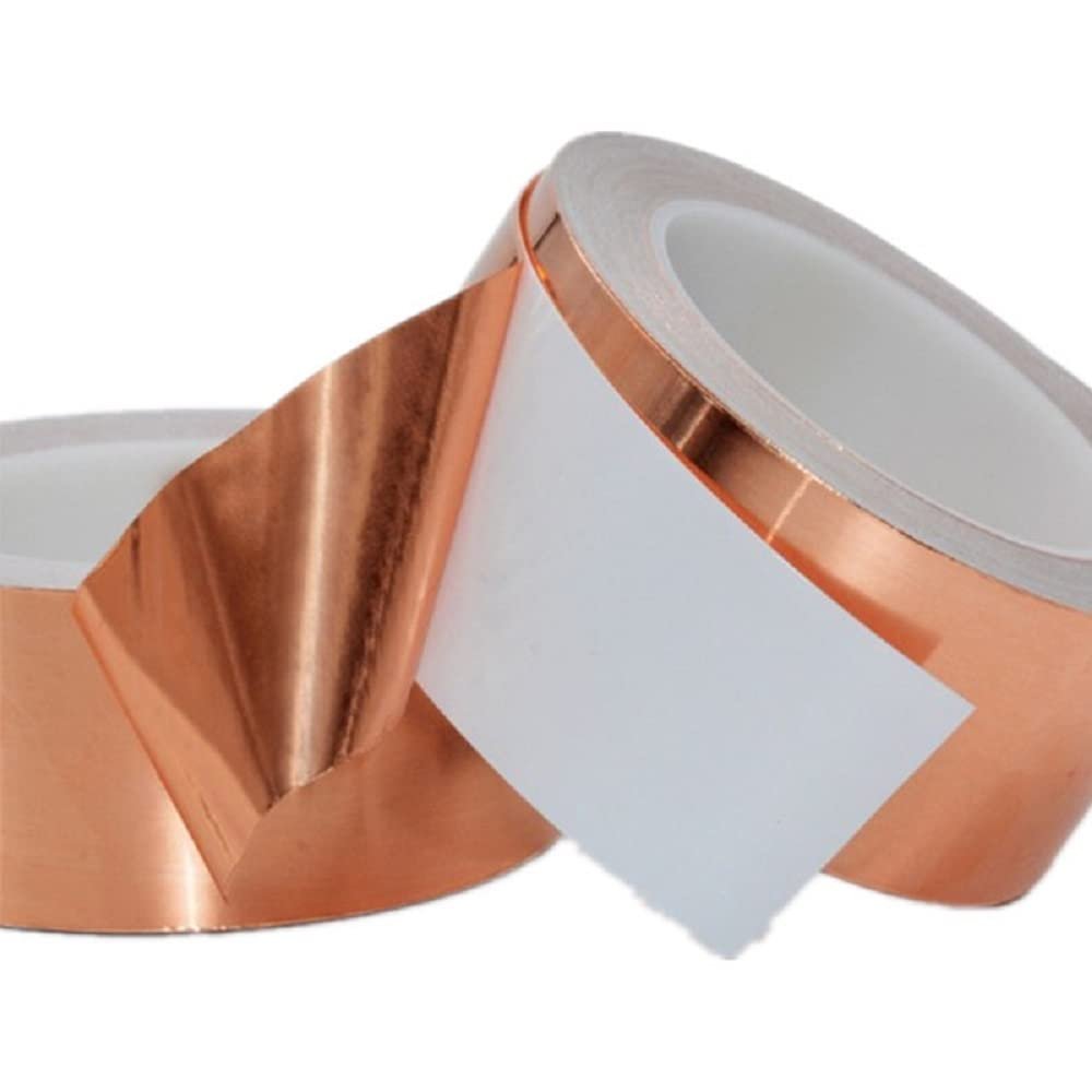 Koperfolie tape 70mm zelfklevend EMI afscherming geleidende tape 20m rol voor aarding en elektronische afscherming toepassingen