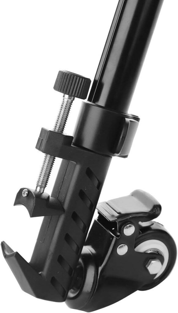 Opvouwbare tripod dolly met rubberen wielen verstelbare statiefhouder universele camera dolly voor DSLR camcorder en videobelichting
