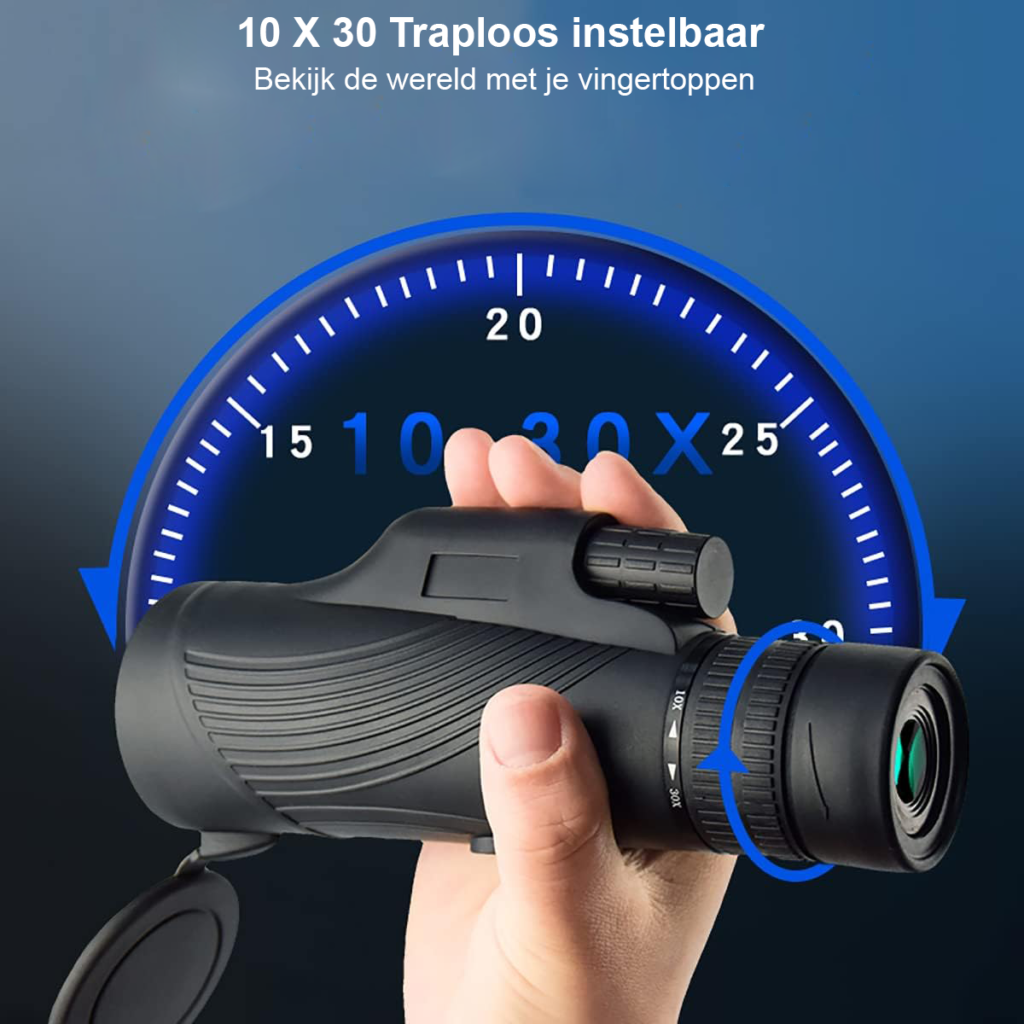 Monoculair 10-30x zoom telescoop BAK4 FMC verrekijker met statief en houder voor helder zicht bij weinig licht outdoor sport en concerten