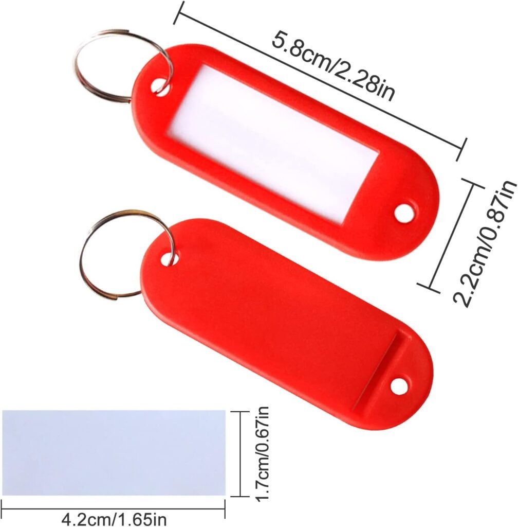 Sleutelhanger met splitringen, multifunctionele sleutelbos organizer met duurzaam design voor georganiseerde en overzichtelijke sleutelopslag