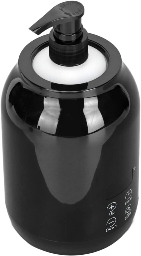 Draagbare flessenwarmer voor massageolie met LED-scherm en temperatuurregeling voor etherische olie, gelcrème en lotion voor thuis en professioneel gebruik