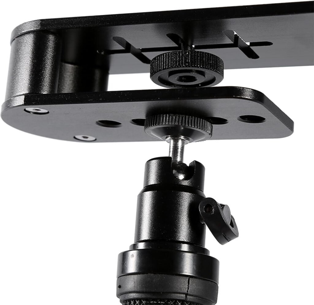 handheld video stabilizer camera houder telefoon dslr camcorder stabiele opnamen zwart tripod grip
