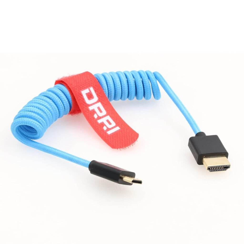 Mini HDMI naar HDMI 2.1 kabel gevlochten 8K 60Hz en 4K 120Hz high speed videokabel voor camera en monitor aansluiting