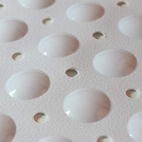 antislip douchemat met zuignappen en massageborstels 70x40 cm wit voor douche en bad