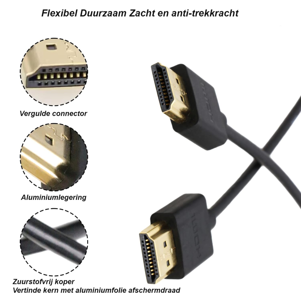 8K HDMI 2.1 kabel 90 graden haakse verlengkabel voor PS5 Xbox TV en camera
