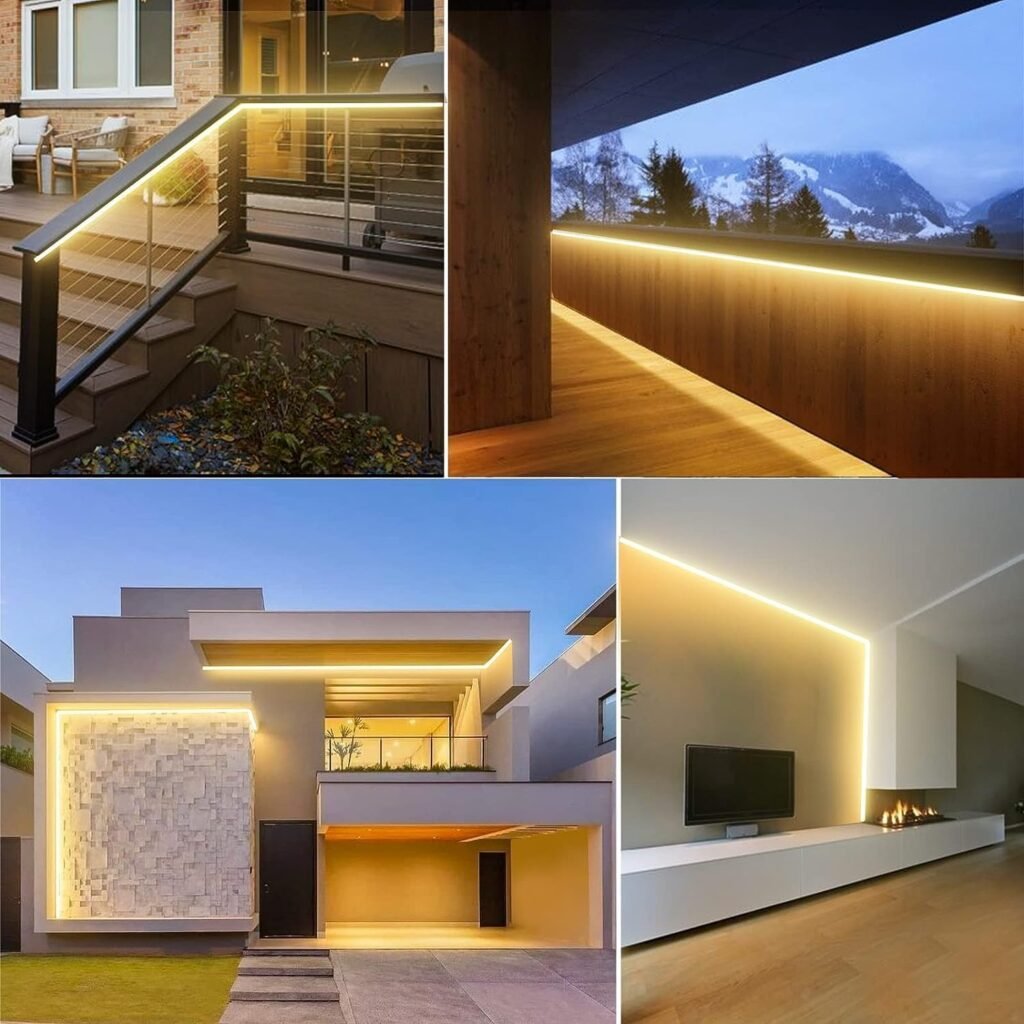 LED strip 5 meter neon warm wit flexibele LED verlichting dimbaar IP65 waterdicht 12V binnen buiten gebruik