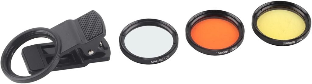 Lens filter set - Macro- en onderwaterfotografie filters - Geel/oranje kleurfilters - Voor aquarium en macrolens fotografie