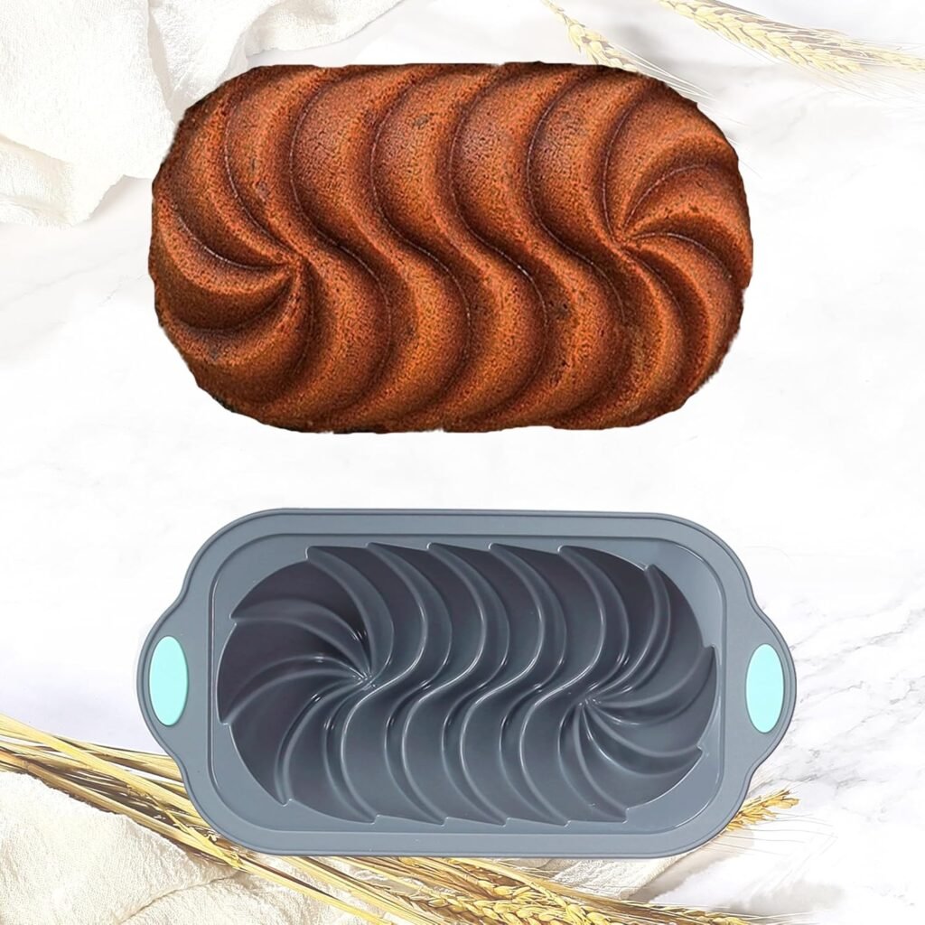 45-delige siliconen bakvorm set met 4-cup broodvorm, non-stick cupcakevormpjes en maatbekers en lepels voor oven bakken en gebak