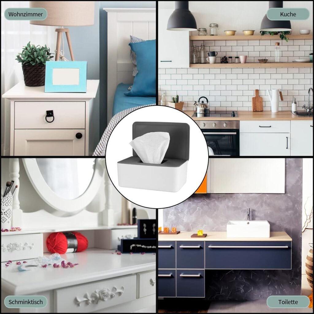 Toiletpapier dispenser opbergbox wit voor servetten en zakdoeken badkamer toiletaccessoires compacte tissuehouder stijlvol design
