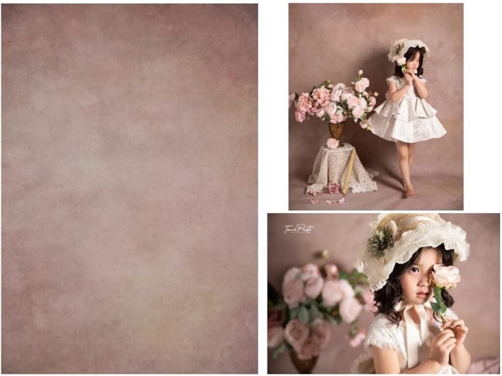 Beige abstract fotografie achtergrond 1.5x2.2m fotostudio backdrop voor portret en newborn baby fotoshoot studio gebruik