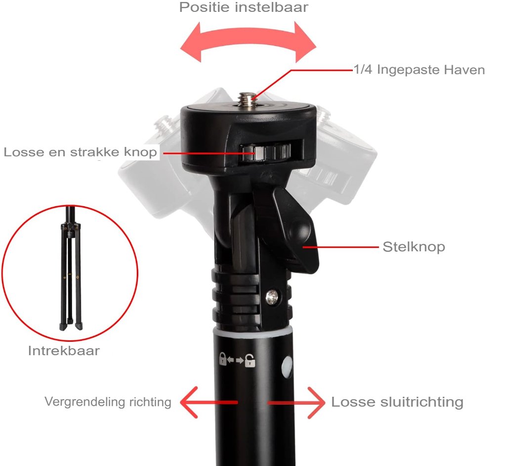 Telefoon ringlicht met verstelbare helderheid en kleurverandering voor selfies en video fotografische LED verlichting voor content creators