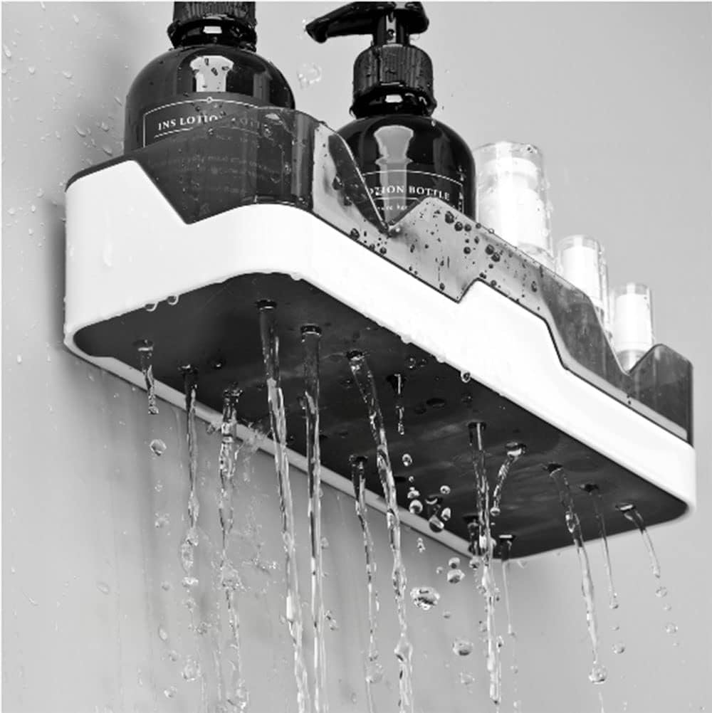 Douchemand set van 2 - Zelfklevend zonder boren wandmontage douche organizer - Roestvrij staal doucheplank shampoo zeep opbergrek