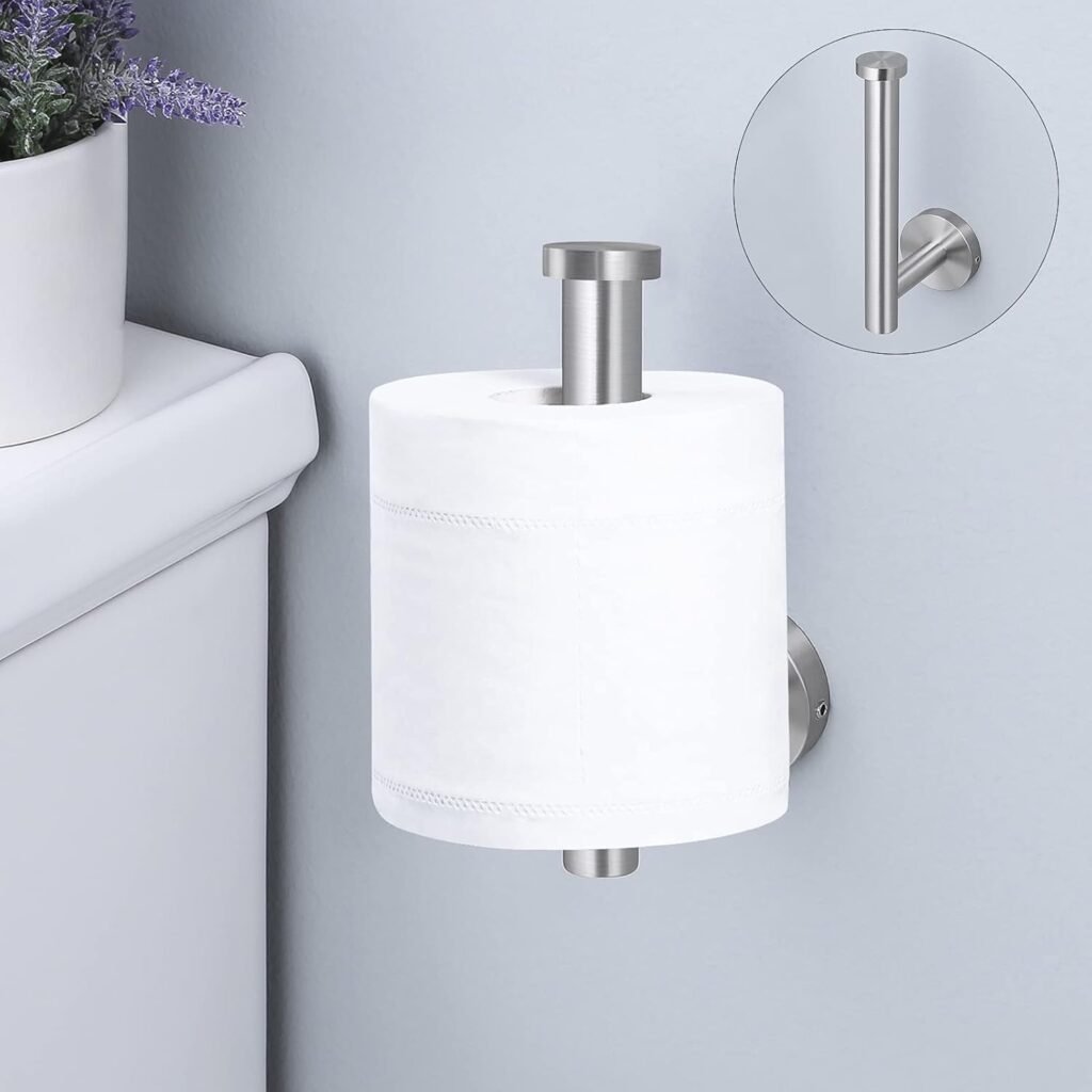 Toiletrolhouder wandmontage RVS SUS304 toiletpapierhouder geborstelde afwerking roestvrijstalen wc rolhouder badkamer accessoire