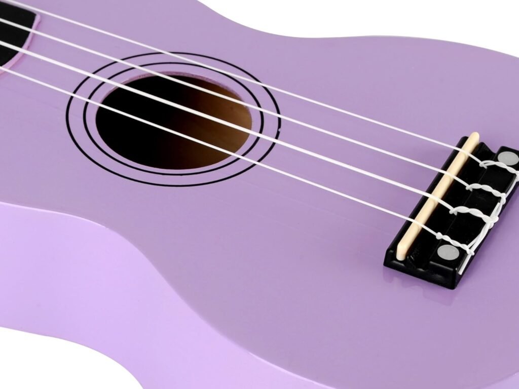 Ukulele starter kit 21 inch soprano paars voor beginners met draagtas clip-on tuner snaren band plectrum accessoires set