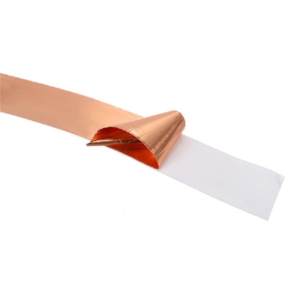 Koperfolie tape 70mm zelfklevend EMI afscherming geleidende tape 20m rol voor aarding en elektronische afscherming toepassingen
