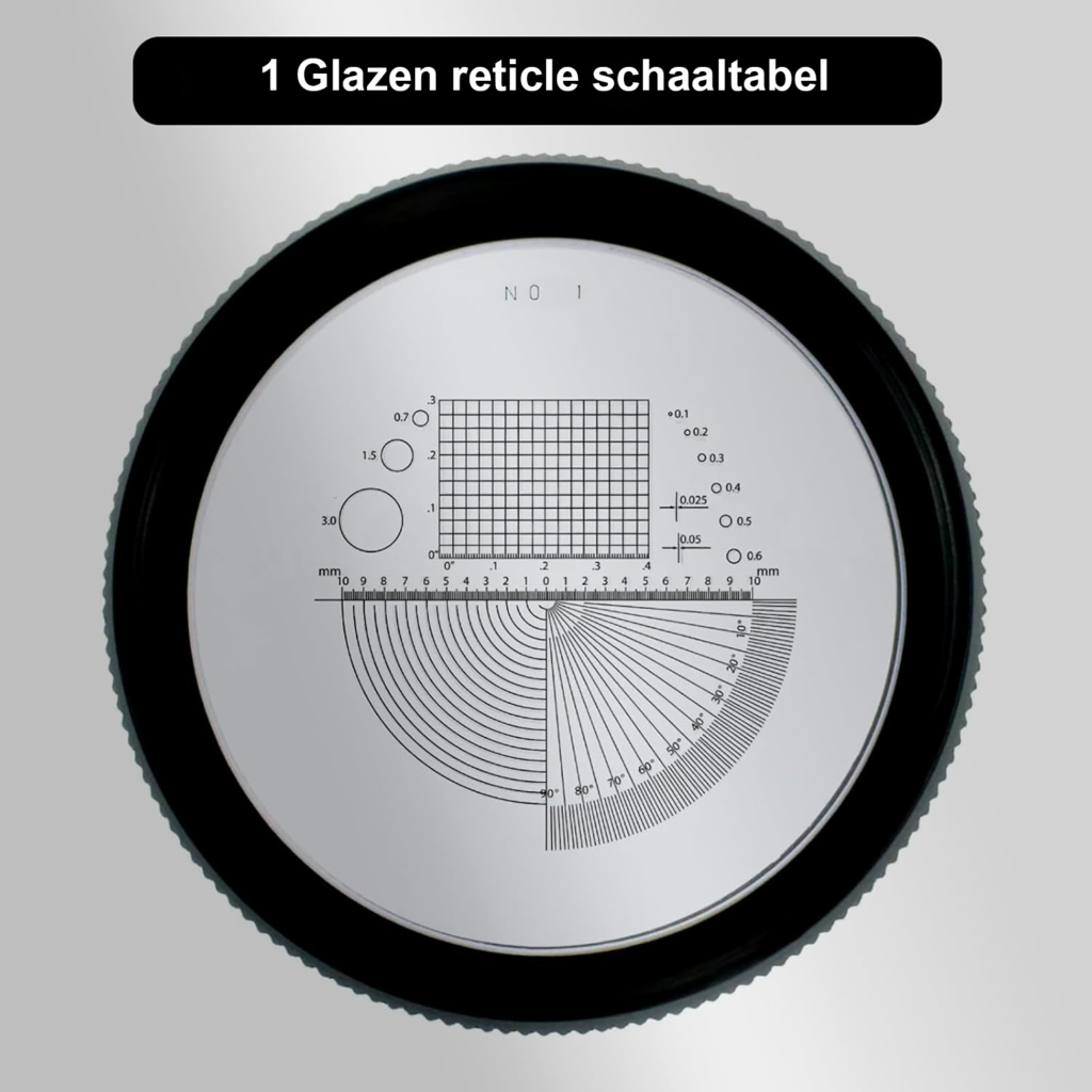10x juweliersloep met LED verlichting voor edelstenen munten en hobby gebruik in zakformaat met vergrootglas
