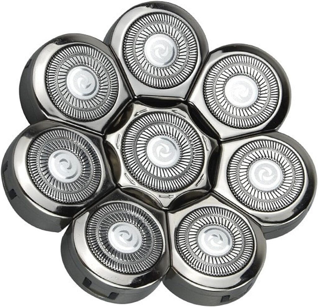 Vervangende scheerkoppen hoofdscheerapparaat 8 bladen - roterende scheerkop elektrisch scheersysteem - gladde comfortabele scheerervaring - all-in-one scheeraccessoire