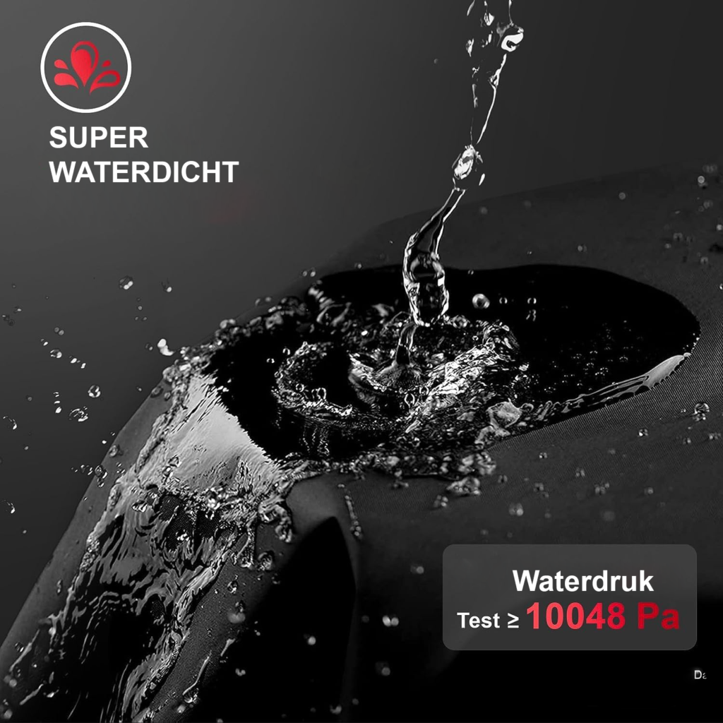 Fietshoes voor 2 fietsen waterdicht - Buitenopslag heavy duty bescherming - 600D PU coating regen sneeuw UV - Mountain- en racefietsen