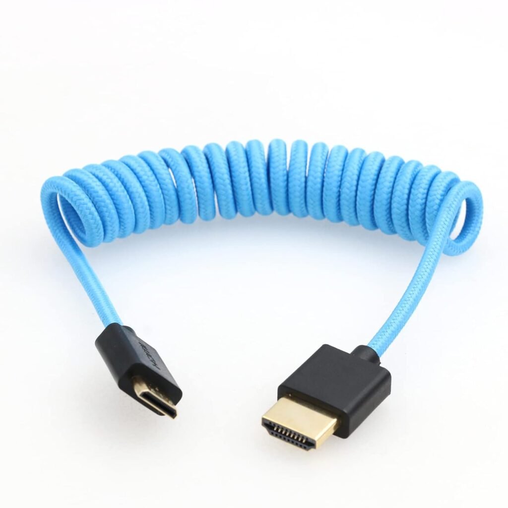 Mini HDMI naar HDMI 2.1 kabel - 8K 60Hz en 4K 120Hz videokabel - gevlochten high speed adapterkabel - camera en monitor compatibiliteit