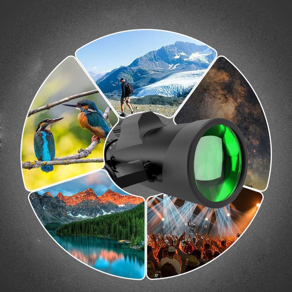 Monoculair verrekijker 10-30x zoom met nachtzicht en statief en smartphonehouder voor natuur sport en sterrenkijken