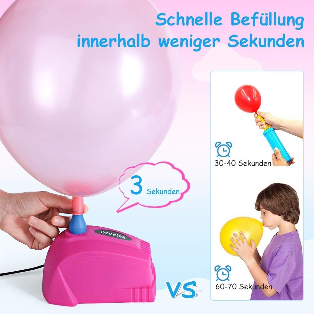 elektrische ballonnenpomp compact draagbaar snelle inflator voor feest bruiloft verjaardag kerst decoratie efficiënt opblaasapparaat