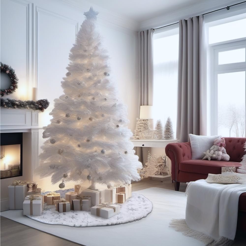 Zilveren kerstboomrok 90 cm met sneeuwvlok design als decoratief kerstboomkleed en afdekmat voor de kerstboomvoet