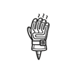 Verwarmde Handschoen