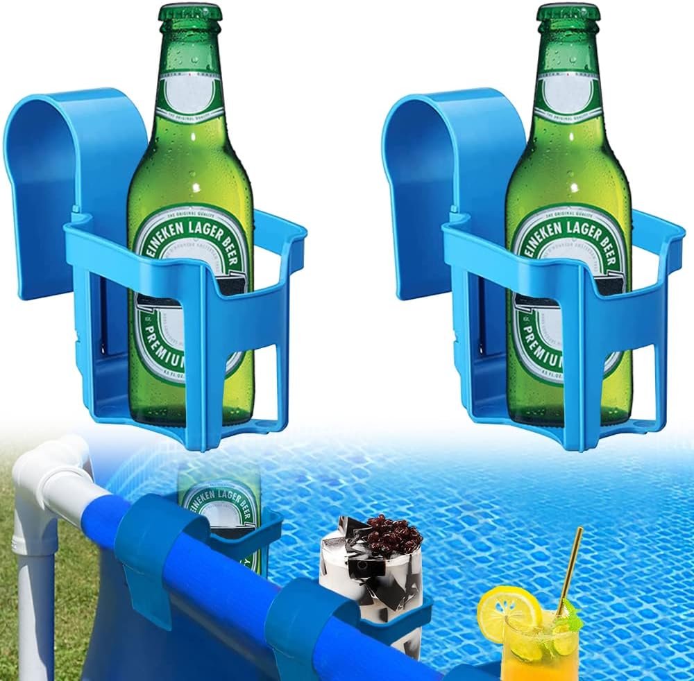 Zwembad drankhouder set voor drinkflessen waterbestendig zwembadaccessoire flessenhouder